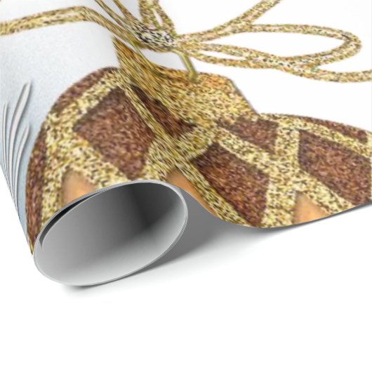 Kerstverpakken Gold Balls Cadeaupapier (Rol Hoek)