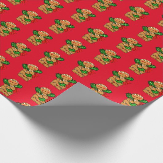 Kerstverpakken Papier-ontbijtkoek Cadeaupapier (Hoek)