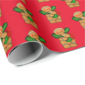 Kerstverpakken Papier-ontbijtkoek Cadeaupapier (Rol Hoek)