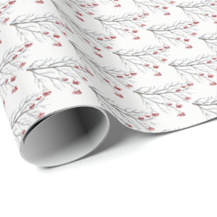 Kerstverpakken papier-winterBerry Cadeaupapier