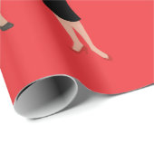 kerstverpakking met gebundelde kerstkaart cadeaupapier (Rol Hoek)