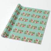 Kerstverpakkings papier (Uitgerold)
