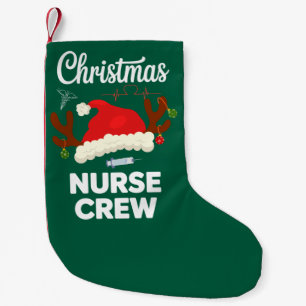 Kerstverpleegster Crew Kerstman Hoed Kerstmis Kleine Kerstsok