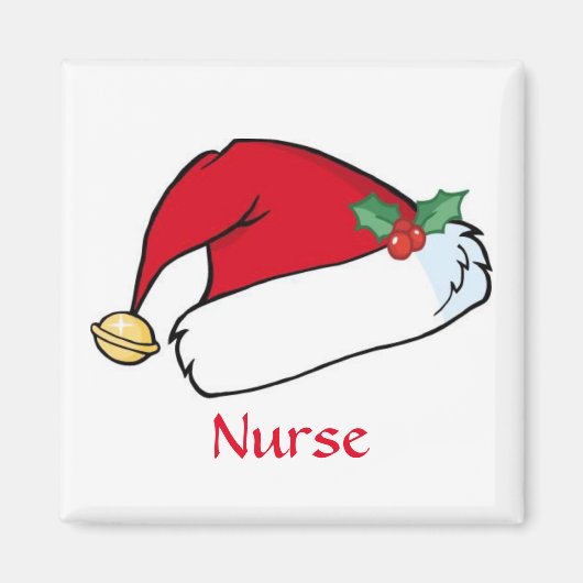 Kerstverpleegster Magneet (Voorkant)