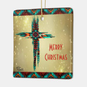 Kerstversieel van het zuidwesten keramisch ornament (Links)