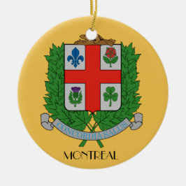 Kerstversieel van Montreal Quebec Keramisch Ornament