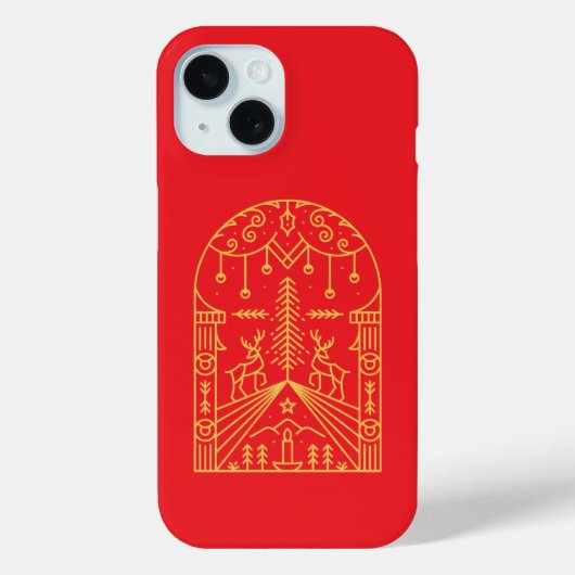 kerstversiering 1 Case-Mate iPhone case (Achterkant)