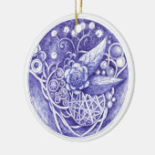 kerstversiering 1 keramisch ornament (Links)