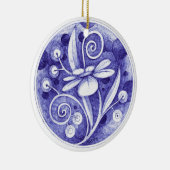 kerstversiering 2 keramisch ornament (Rechts)