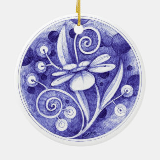 kerstversiering 2 keramisch ornament