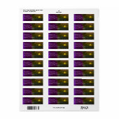 Kerstversiering 9 etiket (Full Sheet)