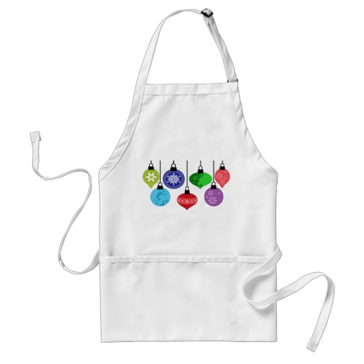 kerstversiering Apron Standaard Schort (Voorkant)