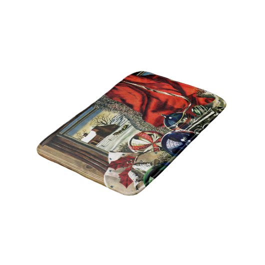 kerstversiering badmat (Gekanteld)