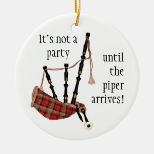 kerstversiering BAGPIPES Keramisch Ornament