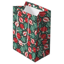 Kerstversiering Baubles rood groen