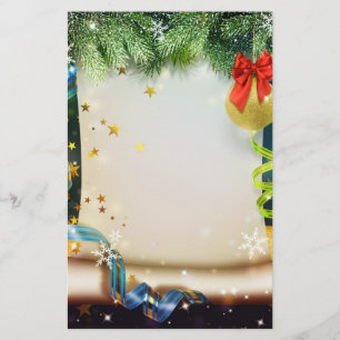 kerstversiering briefpapier