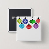 kerstversiering Button (Voorkant /achterkant)