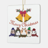 Kerstversiering Cavia's Keramisch Ornament (Links)