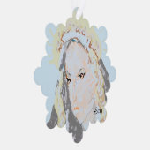 Kerstversiering: De Maagd Maria Ornament Kaart (Rechts)