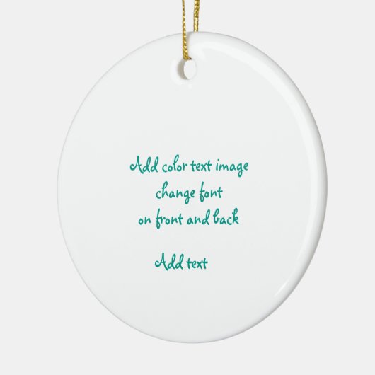 kerstversiering door Bonhovey voegt afbeelding/tek Keramisch Ornament (Links)