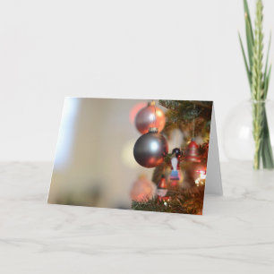 kerstversiering feestdagen kaart