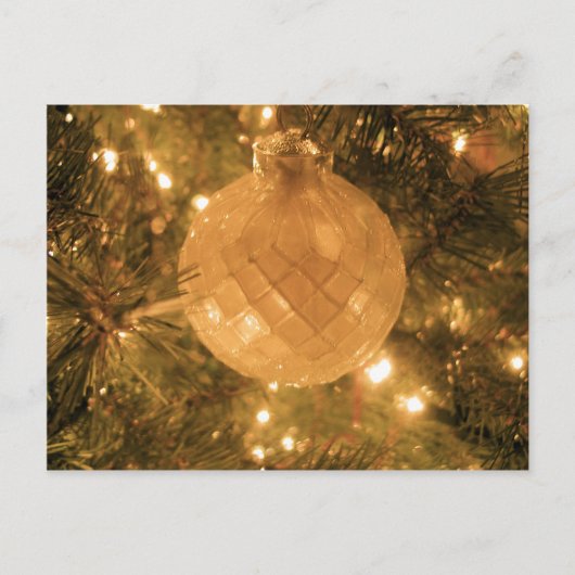 kerstversiering feestdagenkaart (Voorkant)