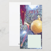 Kerstversiering Feestdagenkaart (Voorkant / Achterkant)