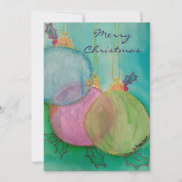 kerstversiering feestdagenkaart