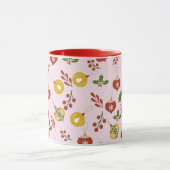 kerstversiering Festive Greenery Pink Mok (Midden)