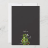 Kerstversiering Foto Vakantie Kaart (Achterkant)