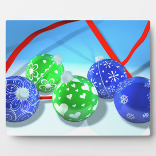 kerstversiering fotoplaat