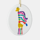 kerstversiering Giraffe Keramisch Ornament (Rechts)