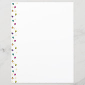 kerstversiering Gold Star Briefpapier (Voorkant)