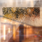 Kerstversiering in punten raamsticker (Vel 2)