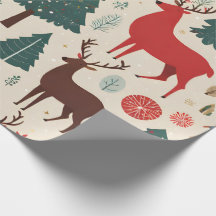 kerstversiering inpakpapier