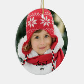 kerstversiering keramisch ornament (Rechts)