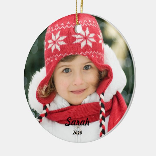 kerstversiering keramisch ornament (Links)