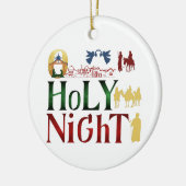 kerstversiering keramisch ornament (Links)