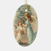 kerstversiering keramisch ornament (Rechts)