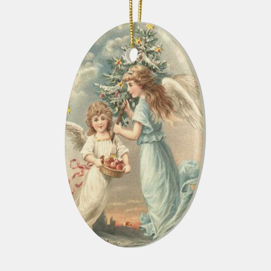  kerstversiering keramisch ornament (Links)