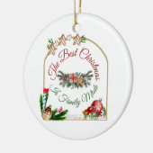 kerstversiering keramisch ornament (Links)