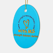 kerstversiering keramisch ornament (Links)