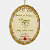 kerstversiering keramisch ornament (Rechts)