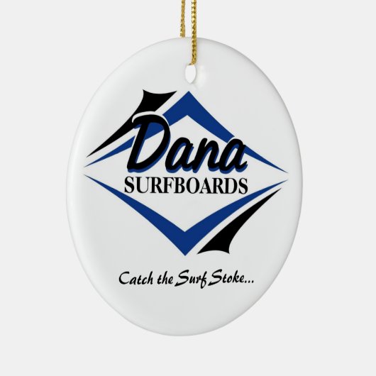 kerstversiering keramisch ornament (Rechts)