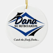 kerstversiering keramisch ornament (Voorkant)