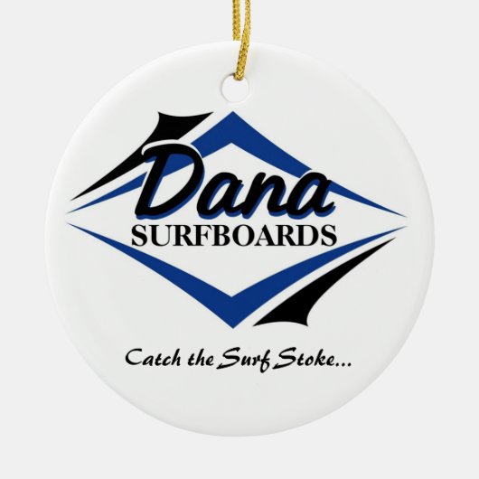 kerstversiering keramisch ornament (Voorkant)