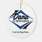 kerstversiering keramisch ornament (Links)