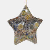 kerstversiering keramisch ornament (Rechts)