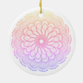 kerstversiering keramisch ornament (Achterkant)