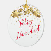 kerstversiering keramisch ornament (Links)